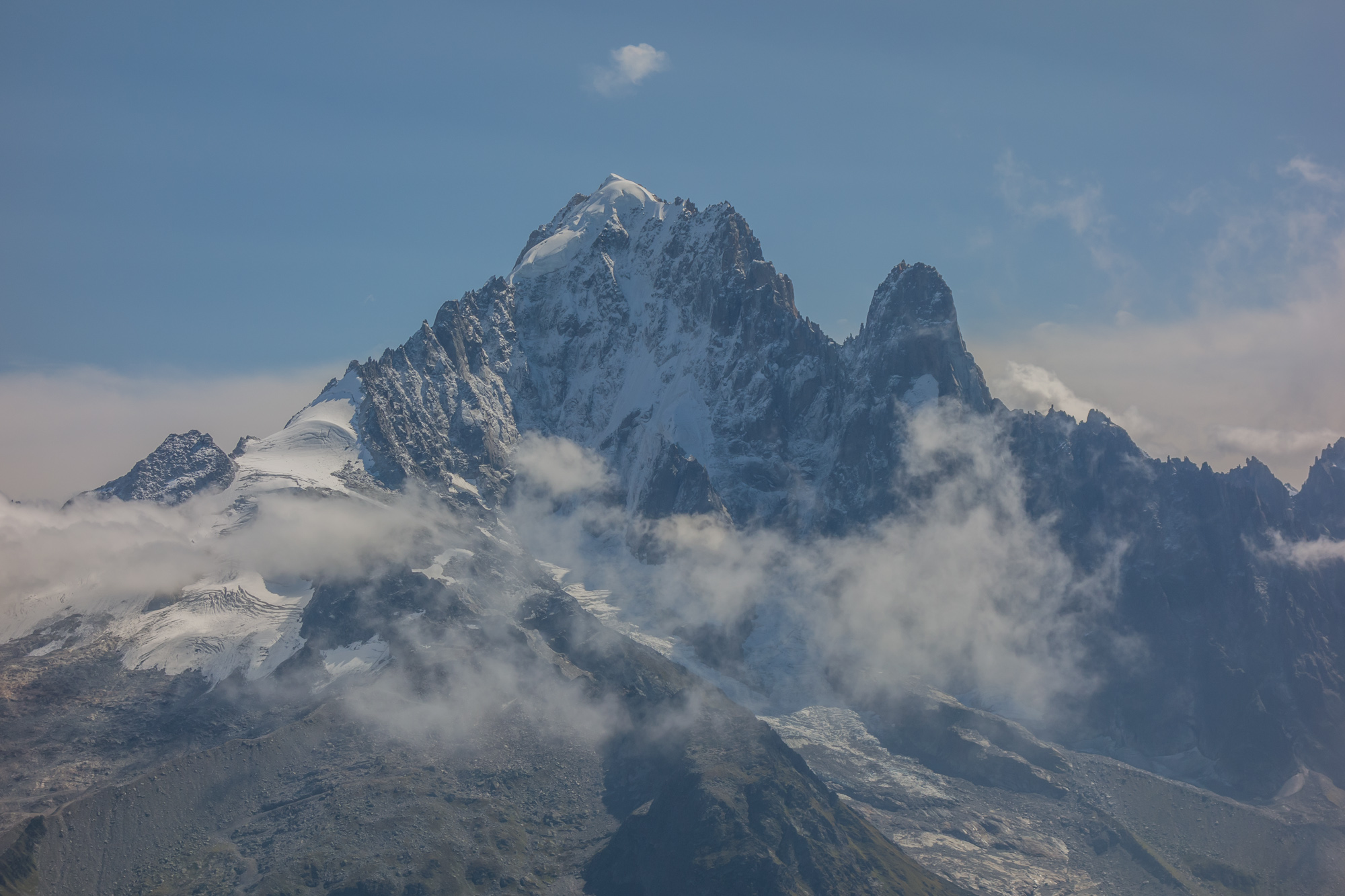 No set of photos from Chamonix is complete without one of the stunning Aiguille Verte and Aiguille du Dru - maybe next year!