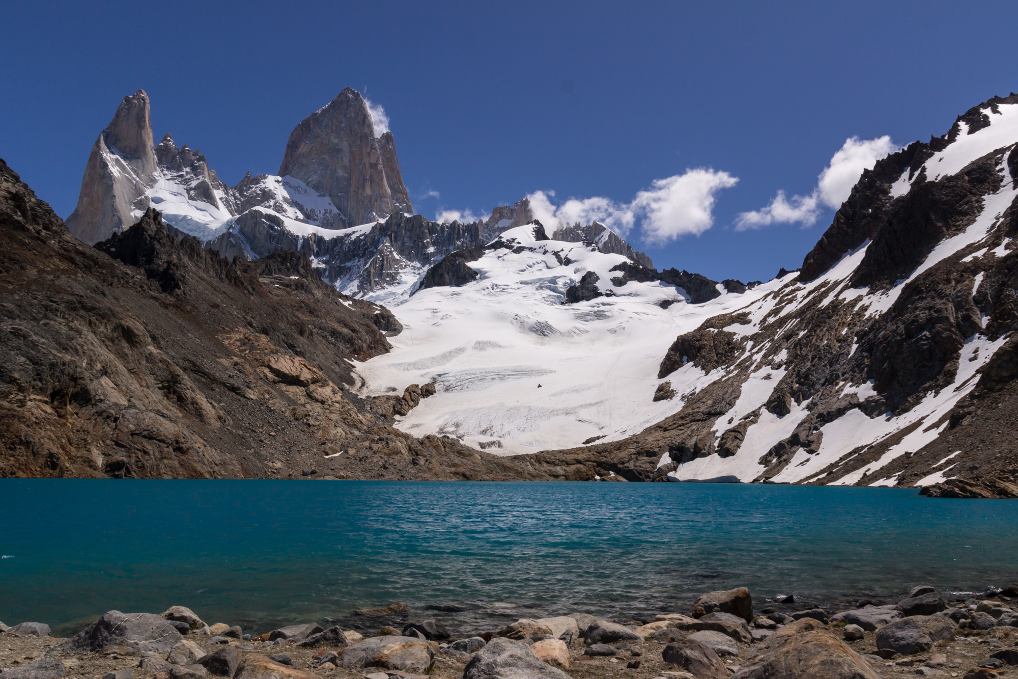 southern patagonia trekking chalten massif fitzroy lago de los tres