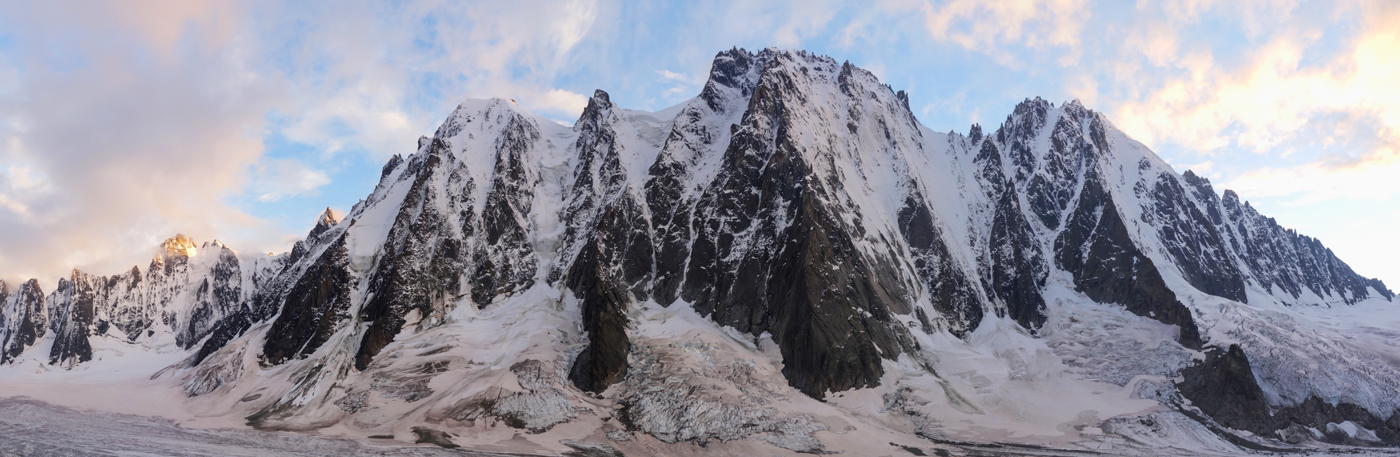 alpine climbing north faces argentiere aiguille verte les courtes les droites