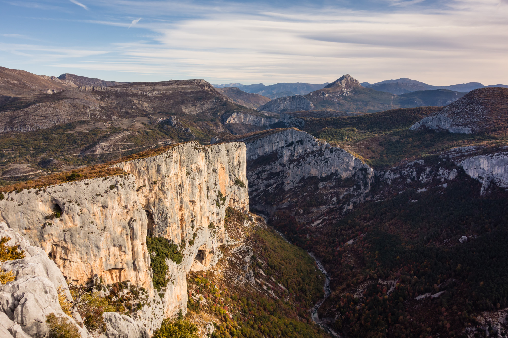 summer sport climbing in the verdon gorge