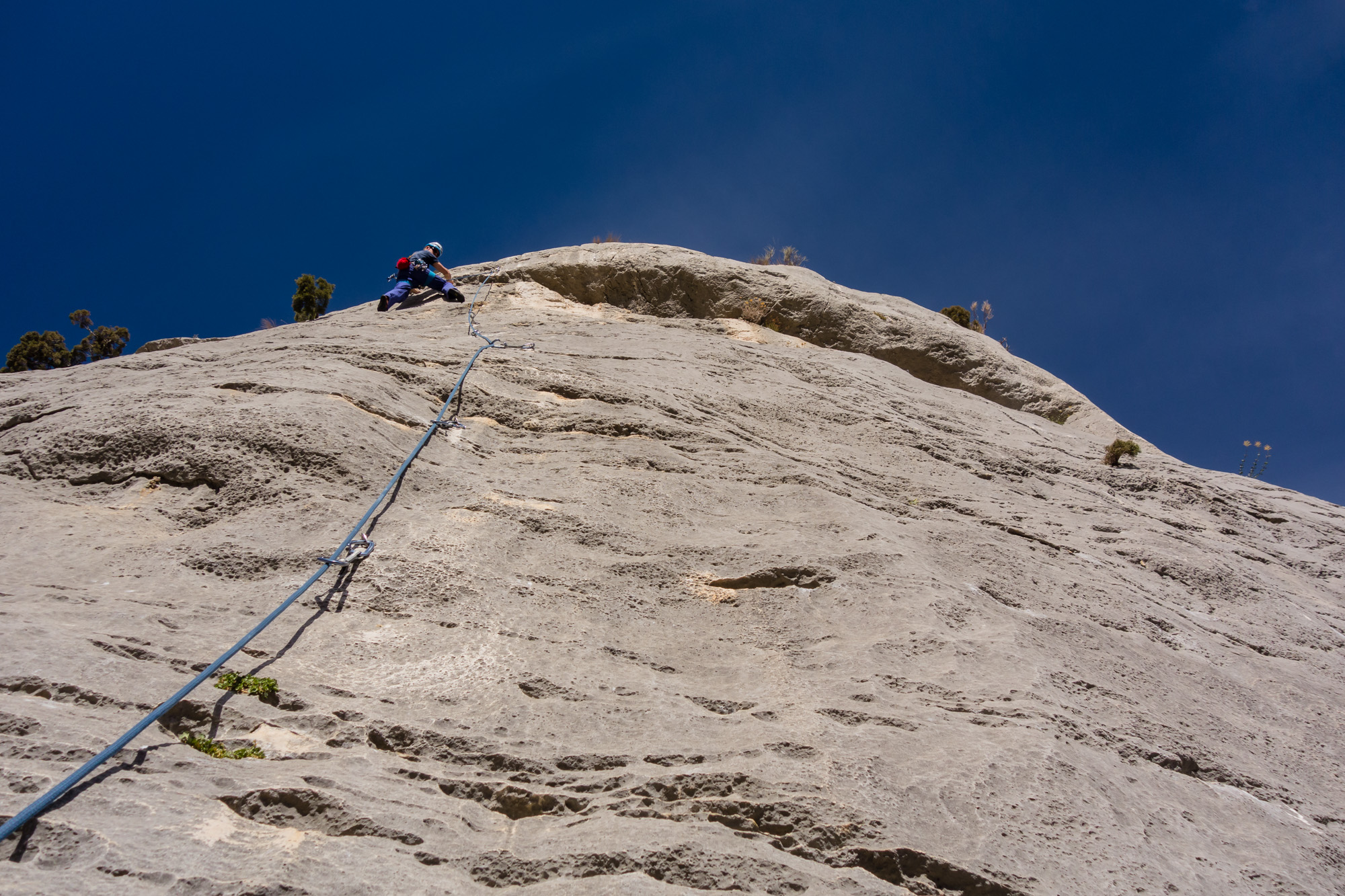 summer sport climbing in the verdon gorge