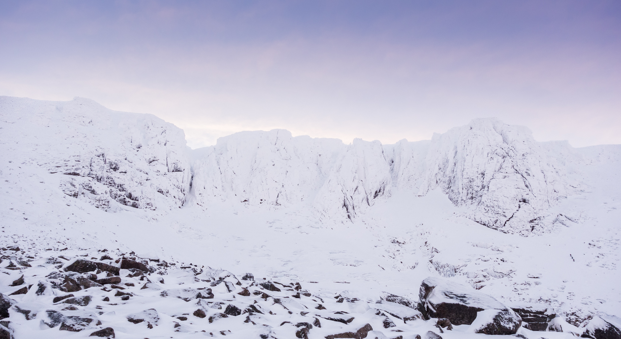 scottish winter mixed climbing on coronary bypass coire an lochain