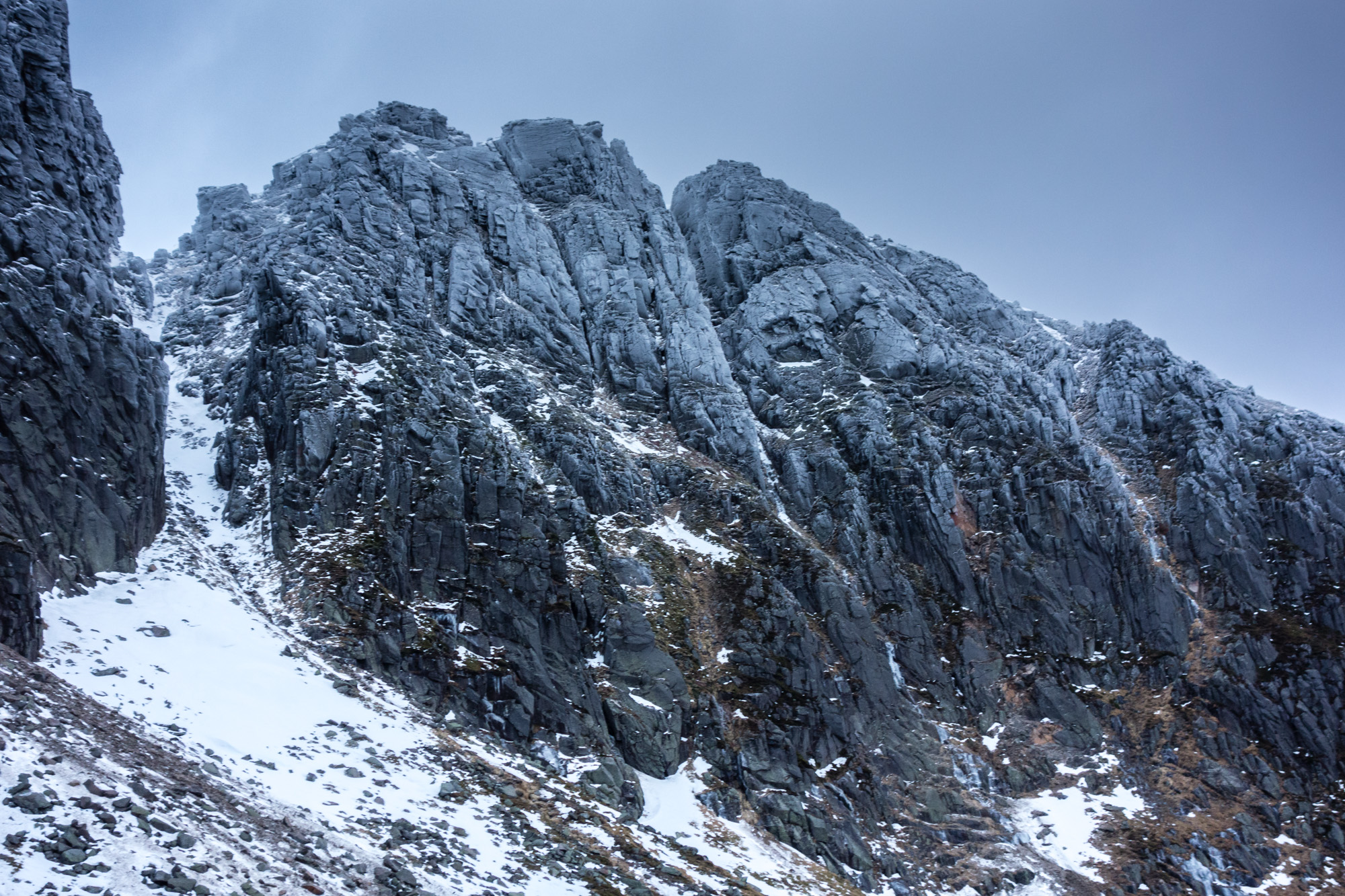 scottish winter ice mixed climbing on parallel gully a lochnagar