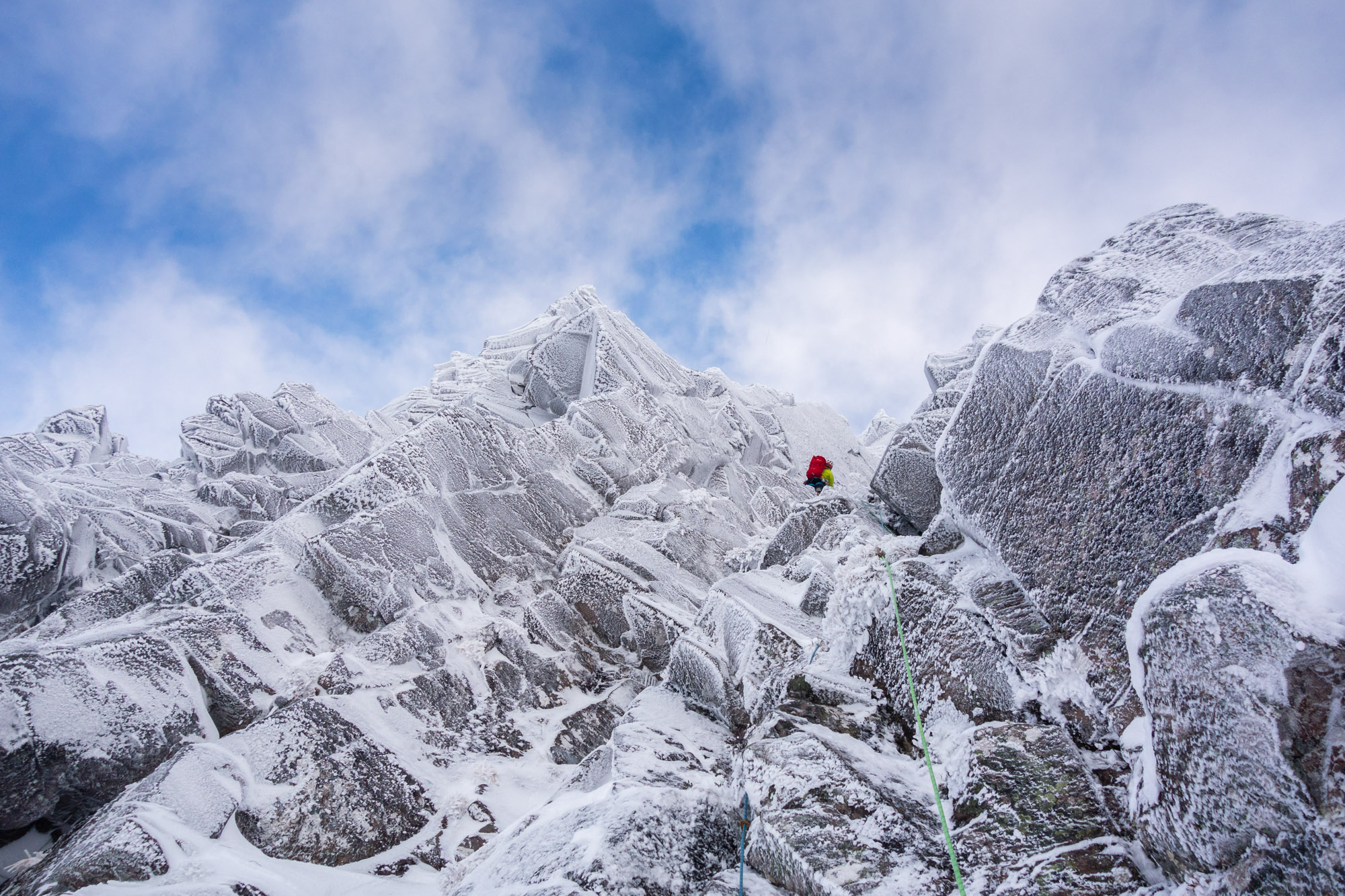 scottish winter mixed climbing on judas priest lochnagar 