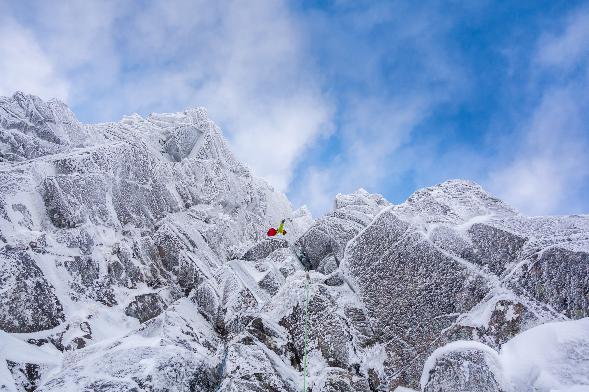 scottish winter mixed climbing on judas priest lochnagar approach