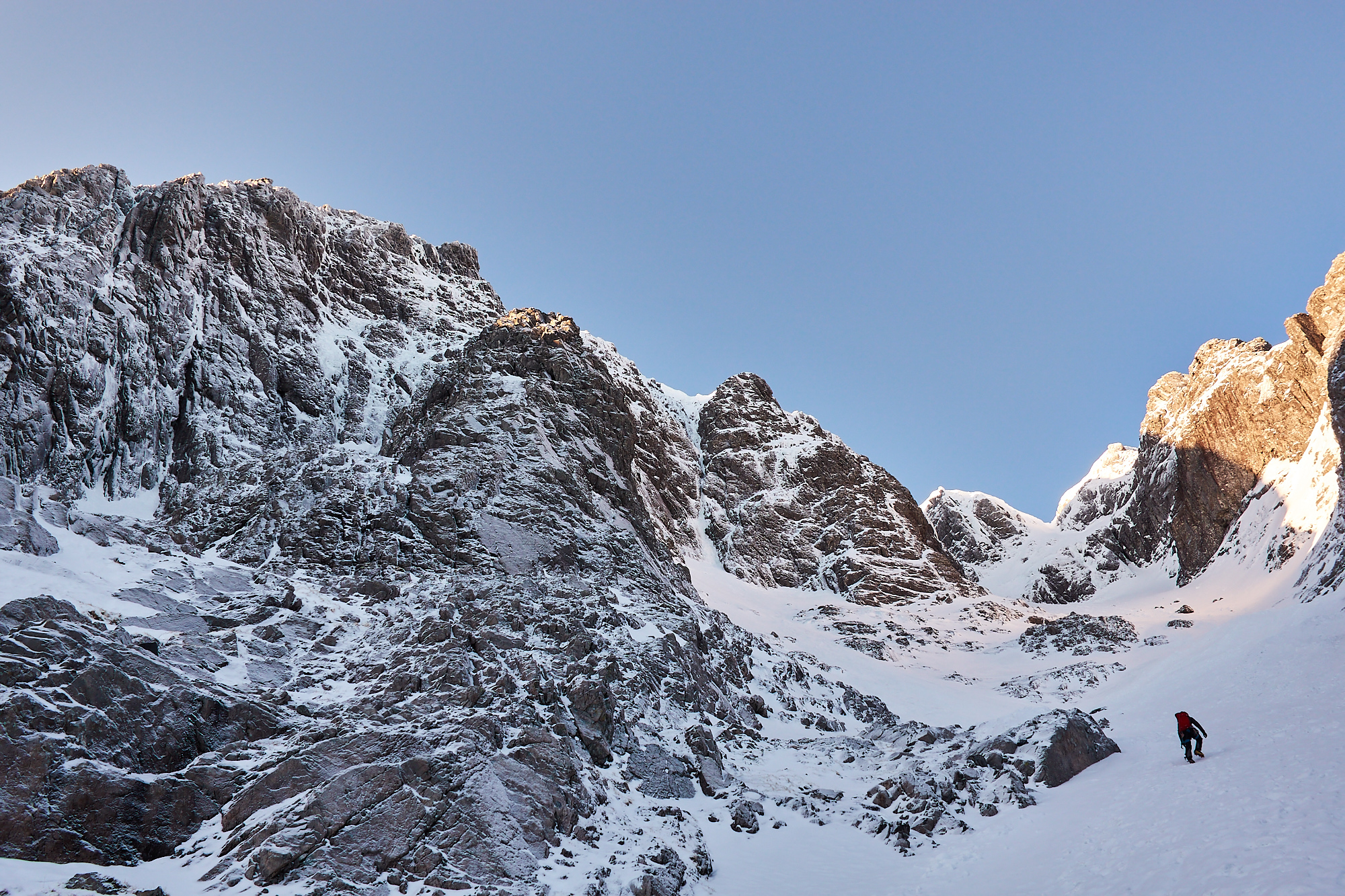 scottish winter ice climbing on hadrians wall direct ben nevis