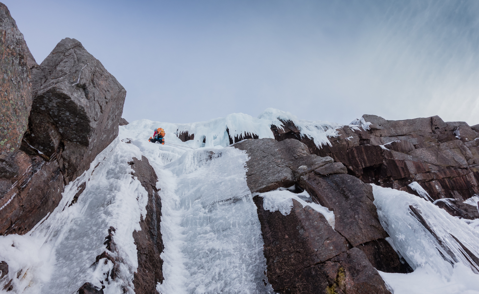 scottish winter climbing window gully lurchers crag